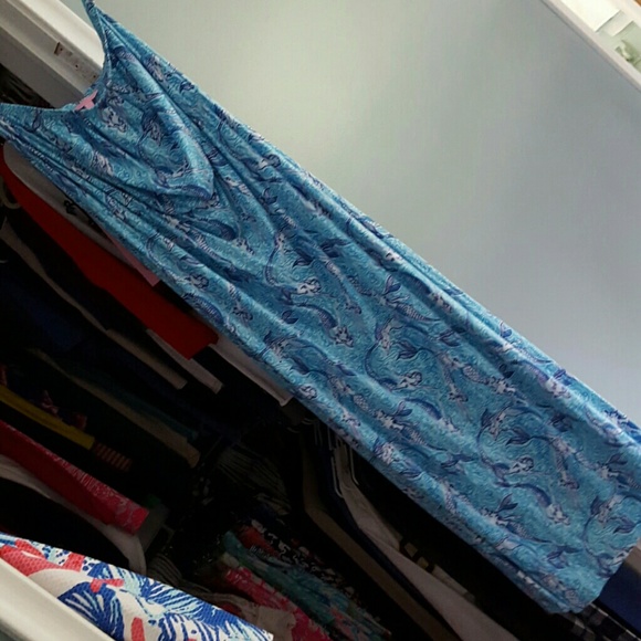 XL Nice Tail Lilly Pulitzer strapless maxi