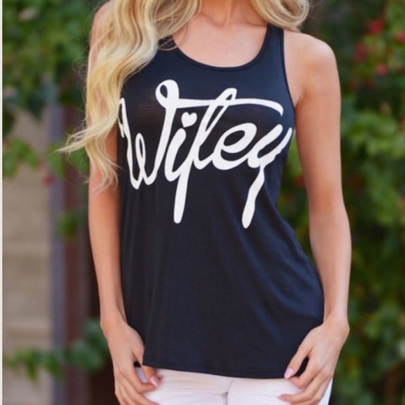 🔥1 HOUR SALE🔥•Wifey Tank• - Picture 4 of 4