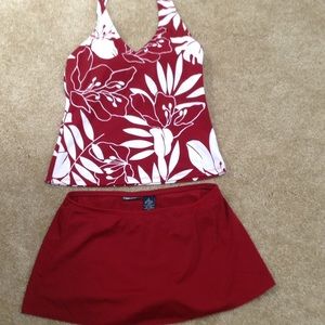 Red tankini