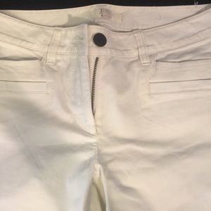 Loft cream ankle pant. Size 4 petite.