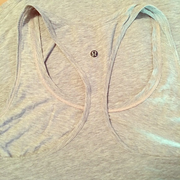 Gray workout tank