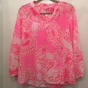 Lilly Pulitzer trunk in love Elsa top