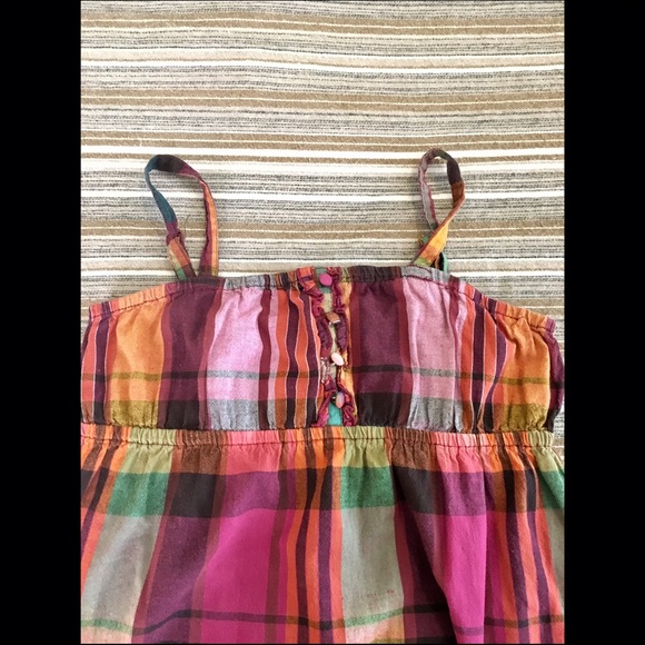 Plaid Tunic Top for Girl's - Picture 2 of 3