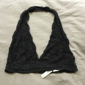 urban outfitters black bralette