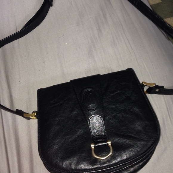 authentic Cartier side purse