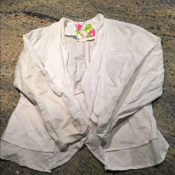 Free people, white jacket