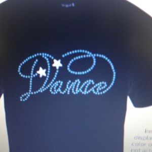 Rhinestone t shirts $20.00