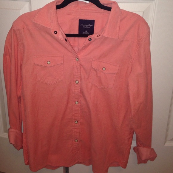 American Eagle Outfitters corduroy button down