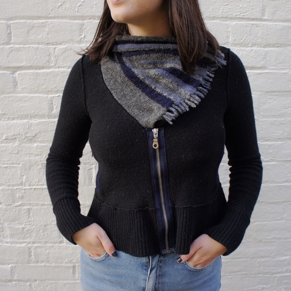 Free People Zip-Up Sweater