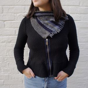 Free People Zip-Up Sweater