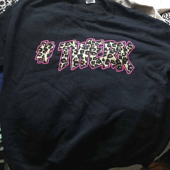 Black TWERK Crewneck - Picture 2 of 3