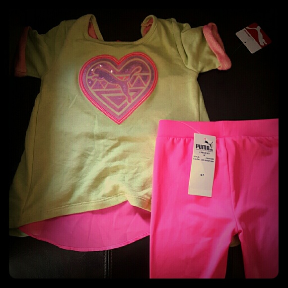 Girls' 4T Puma Athletic Outfit