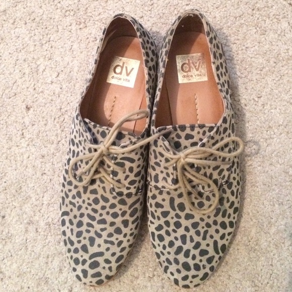 Leopard Print Dolce Vita Loafers