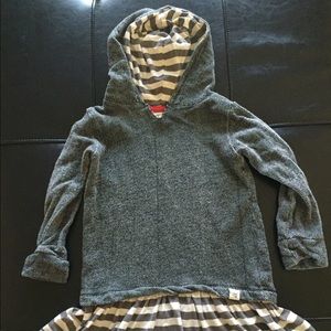 Burts Bees Ruffle Butt Long Sleeve Tunic Dress