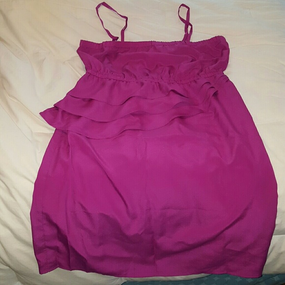Firm$ 🆕️ Mark. Rock the Ruffles Dress Magenta - Picture 2 of 4
