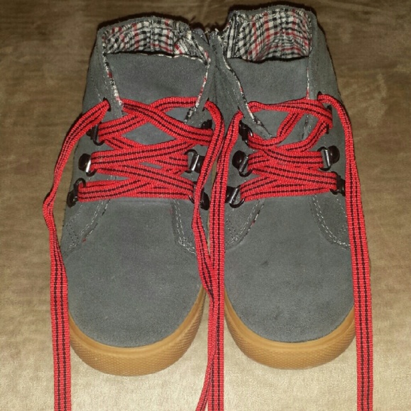 Boys size 12y shoes. From target. Worn once.