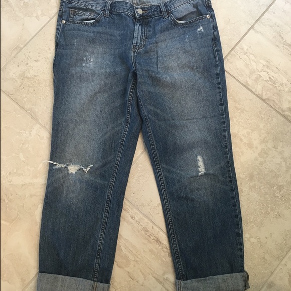 Banana republic boyfriend Capri jeans