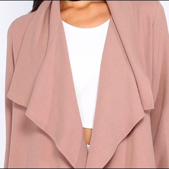 🎉HP🎉 Blush Trench Duster Coat - Picture 3 of 4