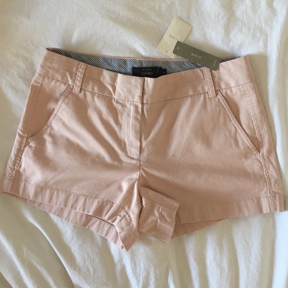 J crew chino shorts 3" inseam size 4 NWT