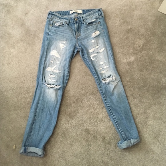 Abercrombie and Fitch boyfriend jeans