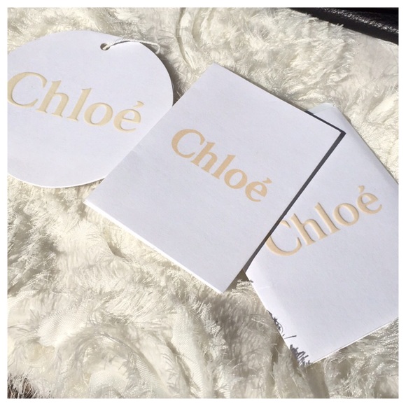 NWT CHLOÉ CREAM & BLACK BAG - Picture 6 of 8