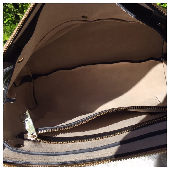 NWT CHLOÉ CREAM & BLACK BAG - Picture 5 of 8