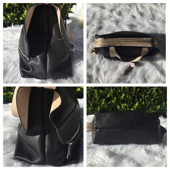 NWT CHLOÉ CREAM & BLACK BAG - Picture 7 of 8