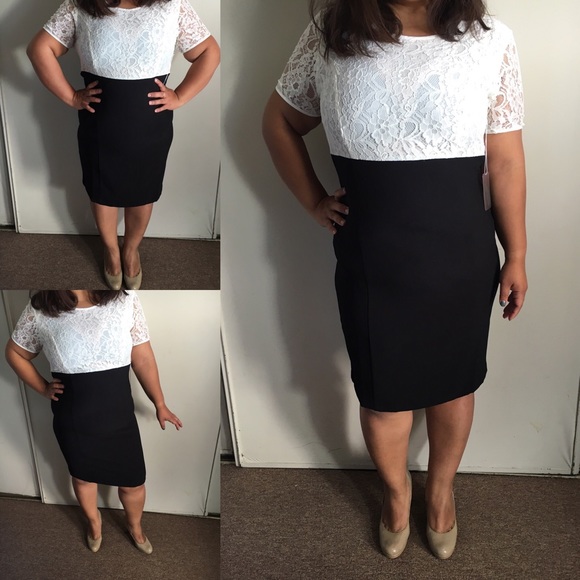 Forever 21 Black and White Dress