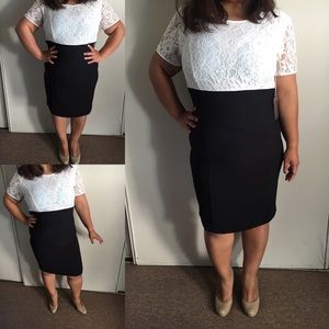 Forever 21 Black and White Dress