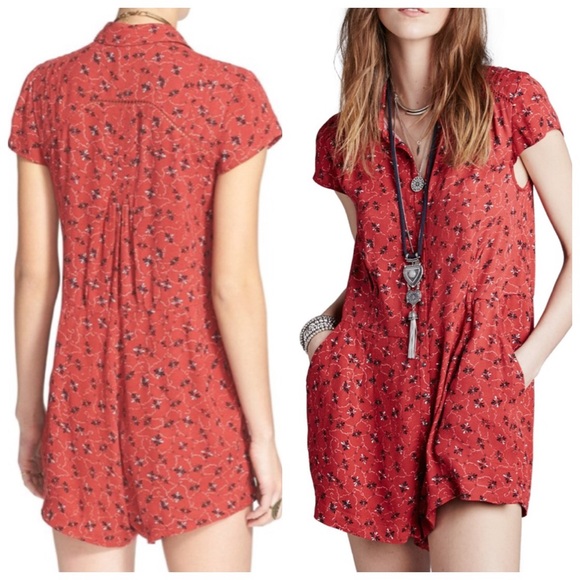 Free People "Debby Dot" Romper