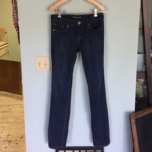 Express dark wash skinny jeans 4R