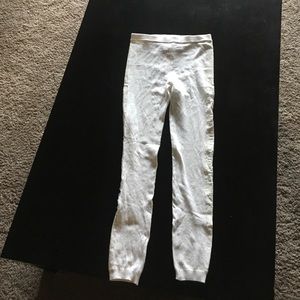 Derek Heart Ivory Lace Sweater Legging Tights