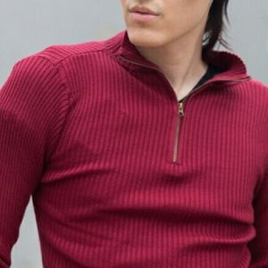 Rue21 Shirts - Burgundy Red Mockneck Longsleeve Sweater Stretchy Rue21 Shirts - Burgundy Red Mockneck Longsleeve Sweater Stretchy