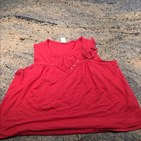 Cute red tank top
