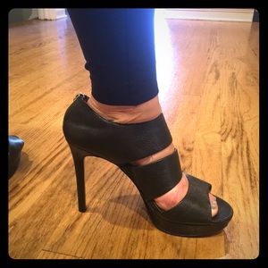 Calvin Klein Remini zip back, bondage bootie
