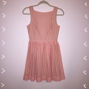 American Apparel Cotton Lace Button Back Dress