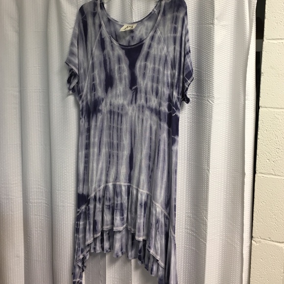 Purple tie-dye shirt