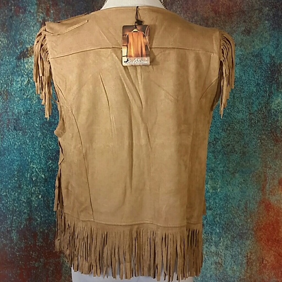 Boho Fringe Vest - Picture 3 of 3