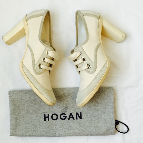 Hogan Suede & Canvas Booties - Picture 2 of 8