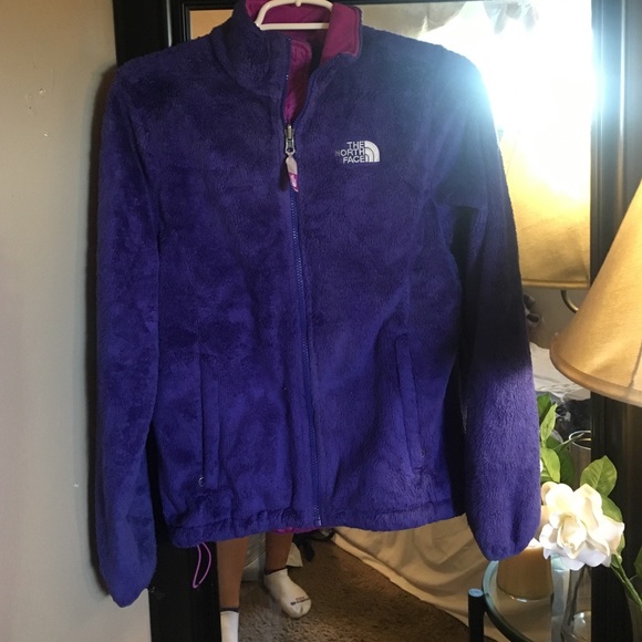 Purple north face jacket