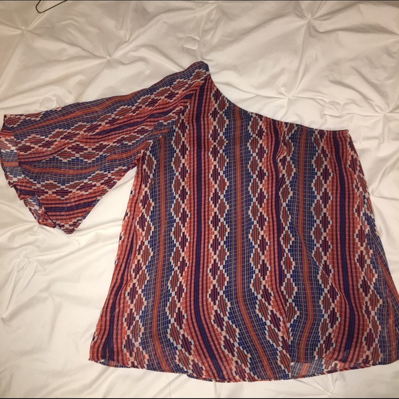 Judith March one-shoulder blouse