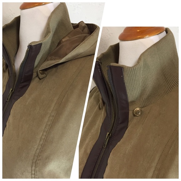 bomber jacket w/detached hood.B025 FINAL - Picture 2 of 8