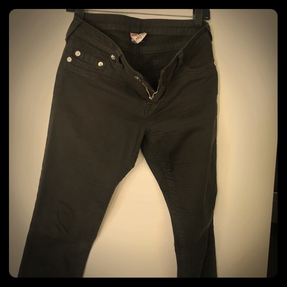 Forest green true religion jeggings