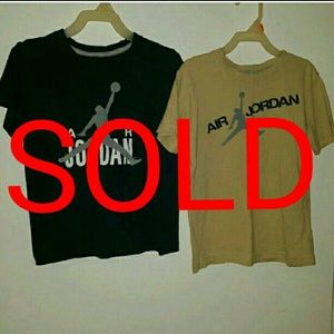 *SOLD* 2 Jordan Tee Bundle sz 7