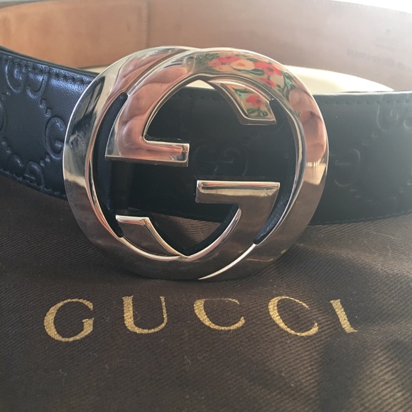 Gucci Signature interlocking belt
