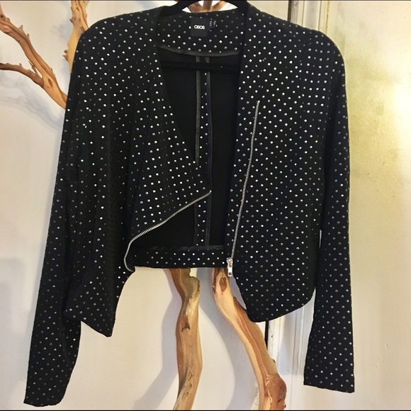 Asos faux studded jacket/ blazer