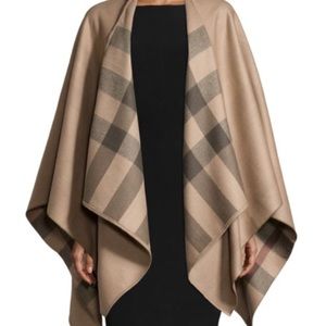 burberry charlotte cape in smoked trench