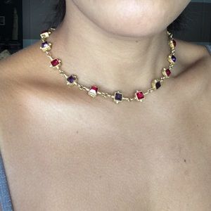 Linda Levinson costume gem stoned choker