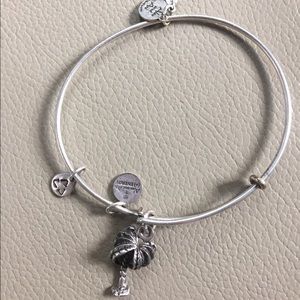 Alex and ani silver palm tree bracelet