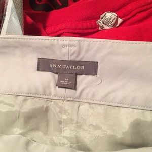 Fully lined Ann Taylor ankle length trousers